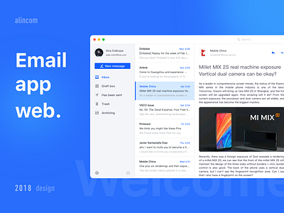 Email Application ui ux