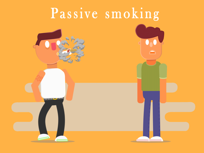 Passive Smoking ae aftereffects animation logo mograph motion motiondesign motiongraphic smoking
