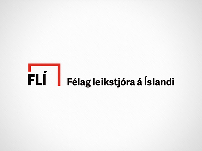 Logo for Icelandic Stage Directors branding color logo