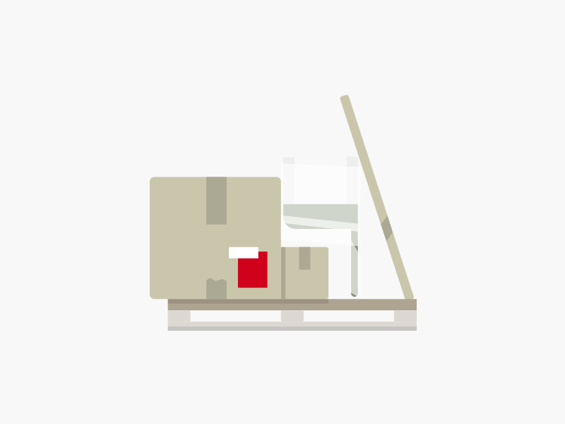 Let's move this! illustration logistics cargo drawing sketch