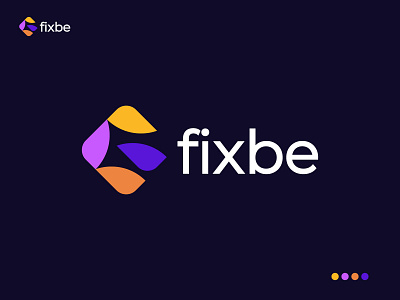 modern ficbe logo Design