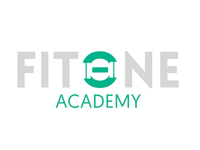 FITONE Logotype academy concept fit logo one