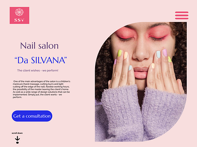 Landing page Nail Salon