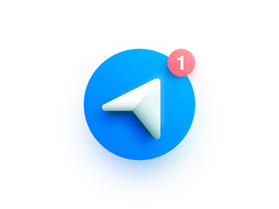 Telegram affinity designer icon illustration logo messenger telegram vector