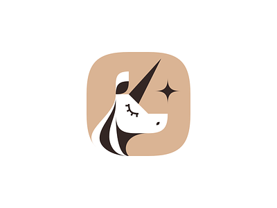 Unicorn affinity designer branding gold icon illustration logo unicorn vector