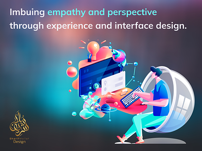 imbuing empathy and perspective though experience app branding design graphic design illustration logo typography ui ux vector