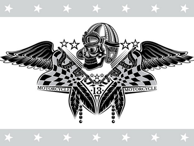 Motorcycle  flag