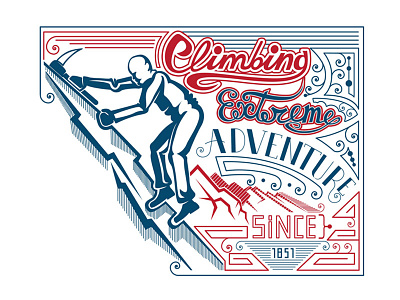 Denim label climbing extreme adventure adventure climbing denim extreme label pattern vector vintage