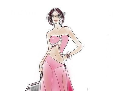 Guzel Sketch concept art digital fashion fashion concepts fashion design fashion illustration sketch