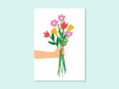 Bouquet Illustration drawing flowers illustration illustration