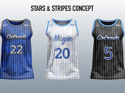 Orlando Magic Jersey Concepts basketball branding design graphic design logo nba photoshop