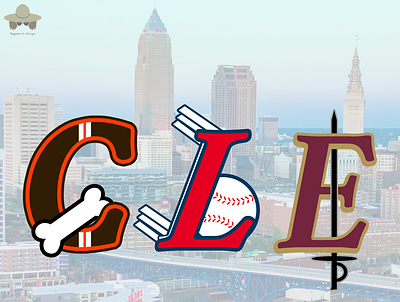Cleveland City Design cleveland design graphic design logo ohio sports