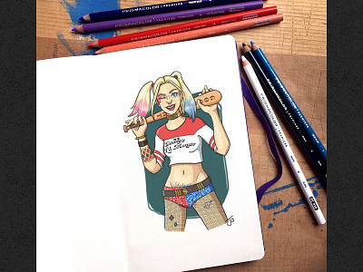 Harley Quinn Character character fanart illustration