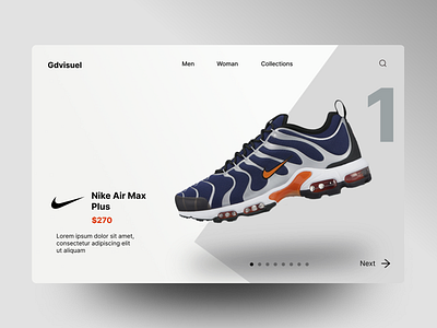 Landing Page Web Shoes Store. app branding design figma graphic design illustration landing page logo ui vector