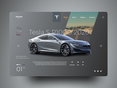 Landing Page Web Cars Product. app branding design figma graphic design illustration landing page logo ui vector website