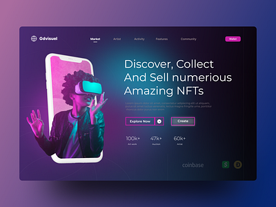 Landing Page Web NFT.