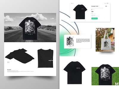 Design T-Shirt Strength. animation app branding design figma graphic design illustration landing page logo t shirt ui vector