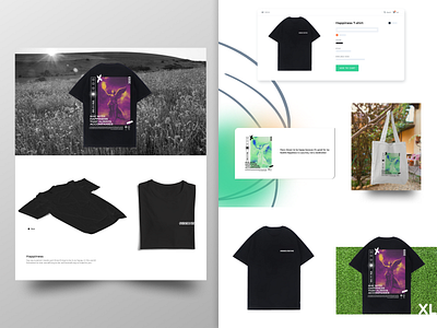 Design T-Shirt Happiness. app branding design figma graphic design illustration landing page logo tshirt ui vector