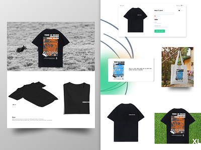 Design T-Shirt Bear. app branding design figma graphic design illustration landing page logo tshirt ui vector