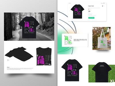 Design T-Shirt Vision. app branding design figma graphic design illustration landing page logo tshirt ui vector