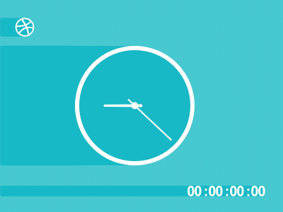 Dribbble clock