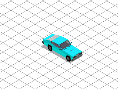 Isometric car car colors flat isometric isometric design