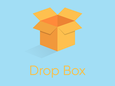 Dropbox box colors dropbox flat