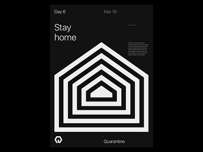 Quarantine Day 06 | 42.559 / -83.113 design experiment poster quarantine