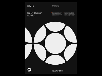 Quarantine Day 16 | 42.559 / -83.113 design experiment poster quarantine