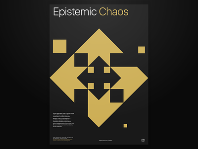 Epistemic Chaos design experiment poster