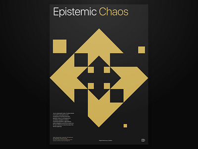 Epistemic Chaos design experiment poster