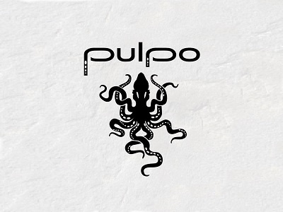 Pulpo Restaurant and Bar Logo Design bar branding design icon identity logo mark restaurant type
