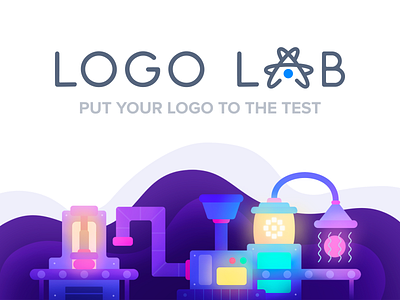Logo Lab - Test Your Logo app branding identity illustration logo logo a day logo design system the futur ui ux web app
