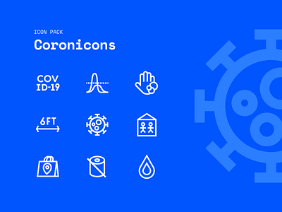 Coronicons Covid-19 Icon Pack