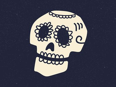 Sugar Skull - Mexican Art coco dia de los muertos disney hispanic mexican mexican art pixar skull sugar skull texture