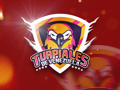 turpiales basket basketball birds branding esportlogo esports latin logotype nba red vector venezuela