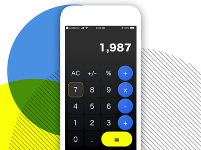 Daily UI 004: Calculator