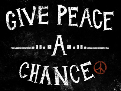 Peace hand drawn type peace texture typography