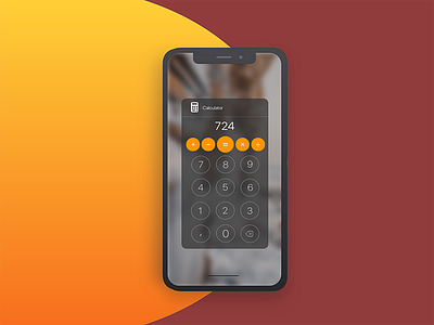 Daily UI #4 / Calculator calculator ios iphone mobile native ui widget