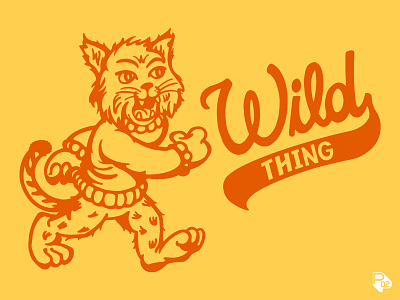 Wildcat tee - Wild Thing branding children clothing clothing design graphic design hand lettering identity illustration illustrator kids clothing sports texas vector wildcat