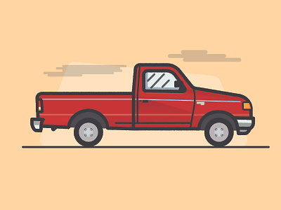 Homage to my first vehicle ford illustration truck vehicle