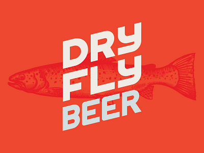 Companion Mark - Dry Fly Brewing Co. branding identity logo