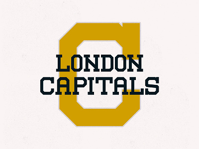 Capitals Gold C baseball branding identity logo sports vector