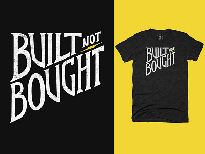 BNB Tee on Cotton Bureau apparel design hand lettering illustrator t shirt