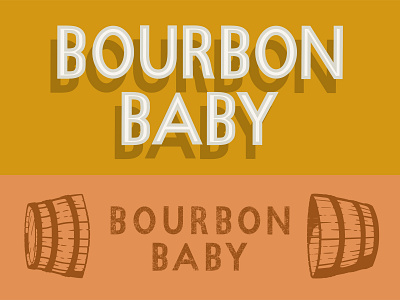 Bourbon Baby Colors barrel bourbon branding design graphic design hand lettering identity illustrator texas typography vector whiskey whisky wordmark