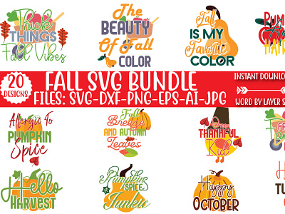 FALL SVG BUNDLE