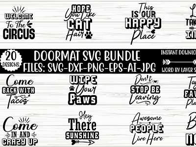 DOORMAT SVG BUNDLE