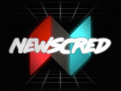 NewsCred 80s Animation 80s after effects animation glow grain newscred nostalgia retro stranger things tech