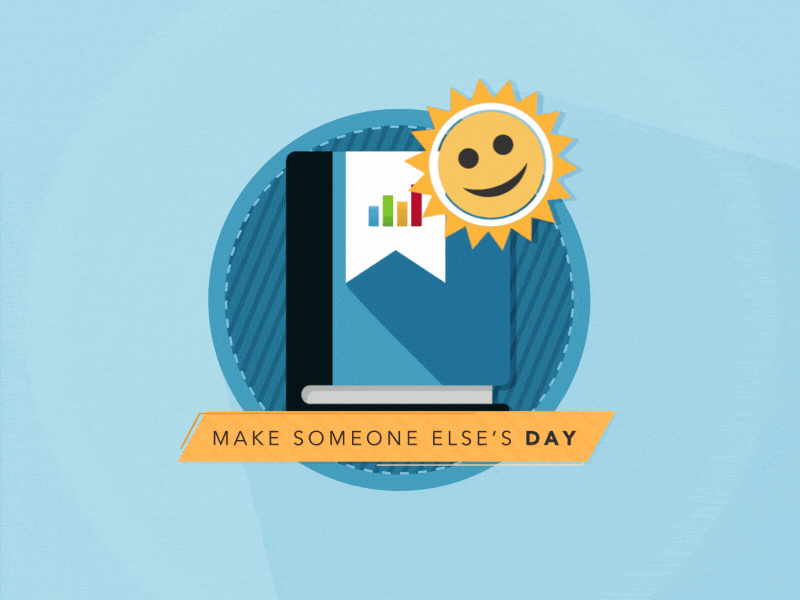 Make Someone Else's Day | Core Values Series core values design flat design icon motion
