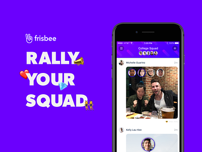 Introducing Frisbee ✌️ app frisbee groups live video messaging social video